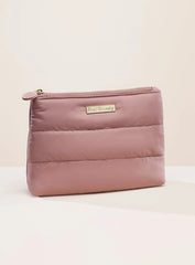 Puffy Makeup Bag - Mauve